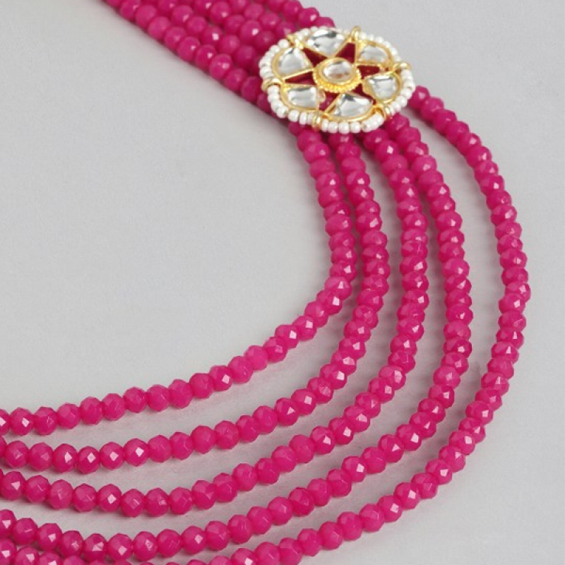 Gold-Plated Layered Kundan Jewellery Set